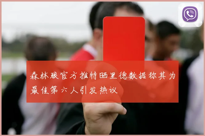 森林狼官方推特晒里德数据称其为最佳第六人引发热议
